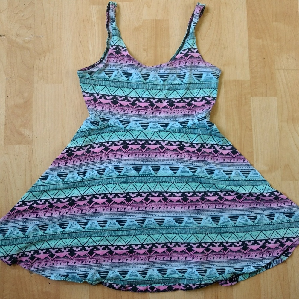 PINK Victoria's Secret Geo Print Mini Tank Dress